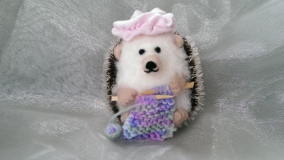 Needlefelt Hedgehog - Nanna Hog mini hedgehog mini hog