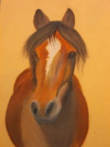 Custom Pastel Pet Horse Portrait Commissions