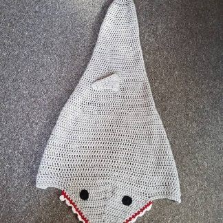 Shark Tail Novelty Crochet Blanket