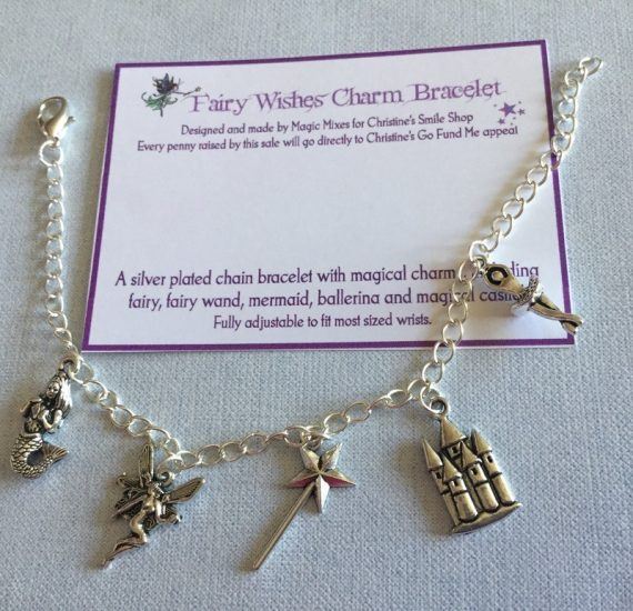 Magical Fairy Charm Bracelet. Conscious Crafties is donating handmade crafts to support Christine Miserandino, author of the Spoon Theory.