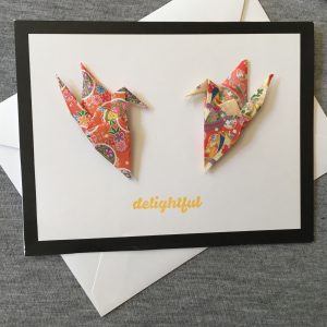 Origami Crane Greeting Card