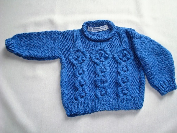 hand knitted baby jumpers