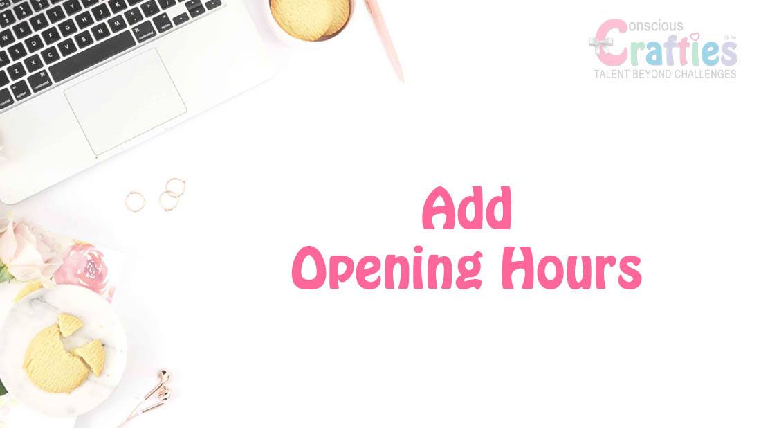 Add Opening Hours