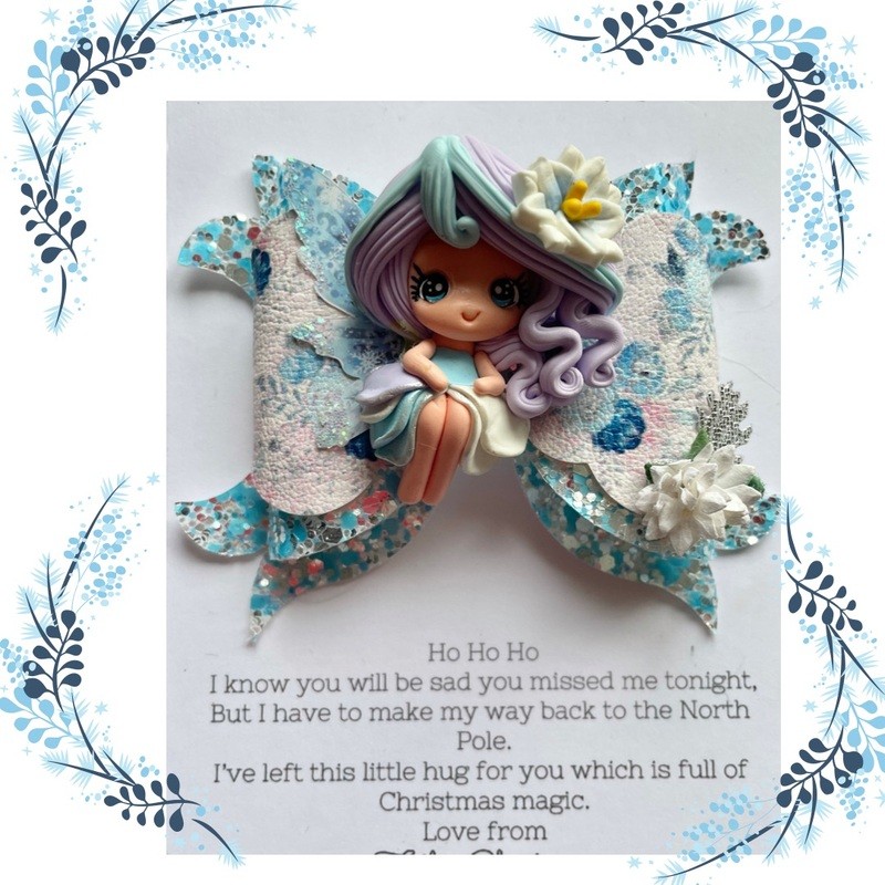 Choice of 3 Handmade Fairy Clays for Bows Magical Fairy Bow Clay Embellishments
