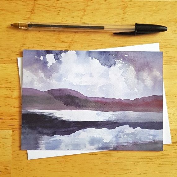 Lake District Blank Any Occasion Art Card Blank Greetings Card ...