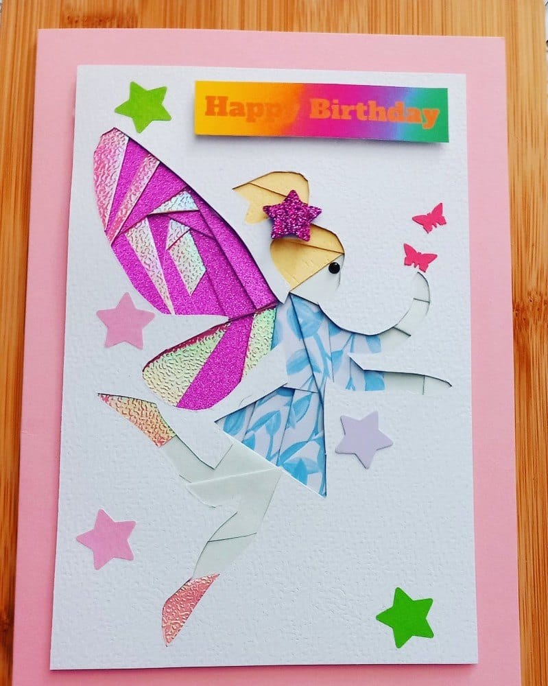 Fairy Birthday Card rededuct